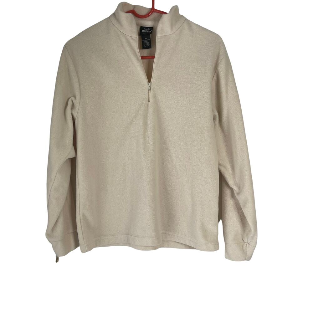 Early Winters Oregon‎ Size XS Cream 1/2 Zip Fleece